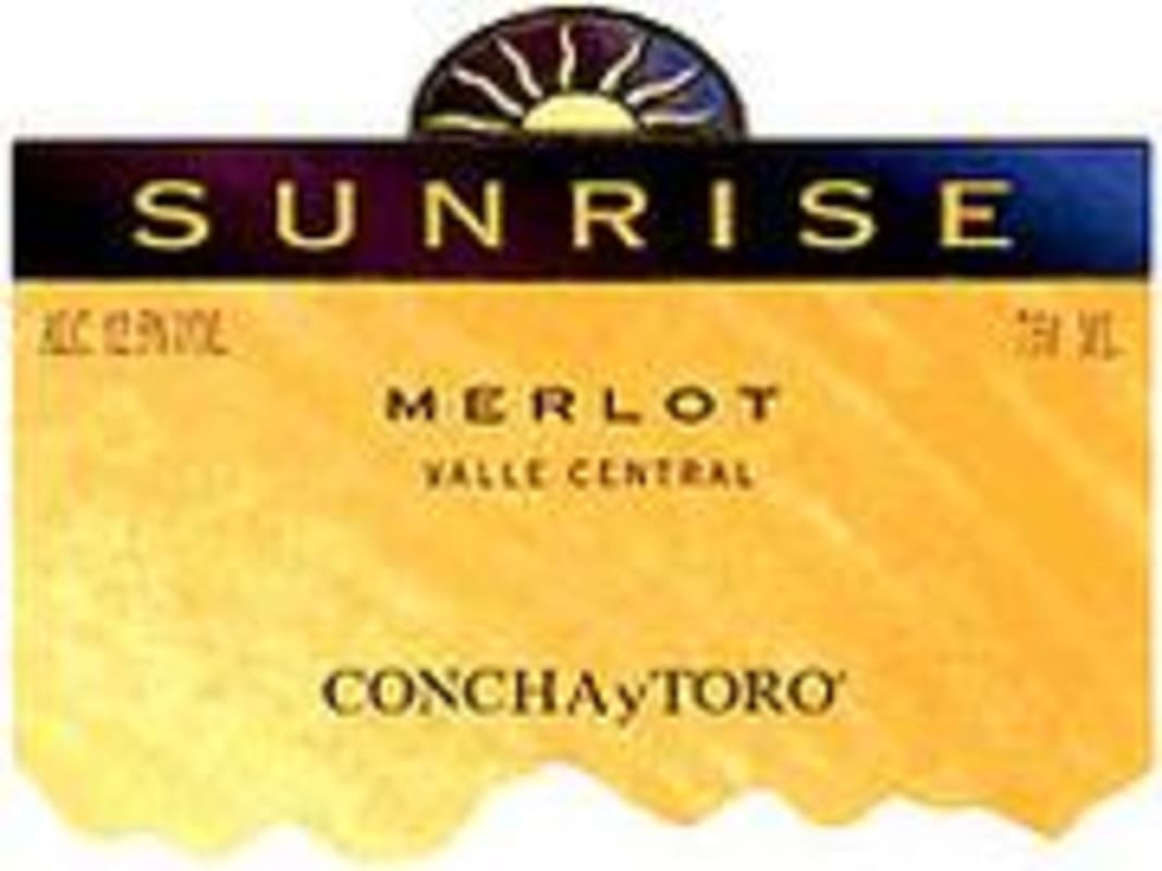 Concha y Toro Sunrise Merlot 1999 Front Label