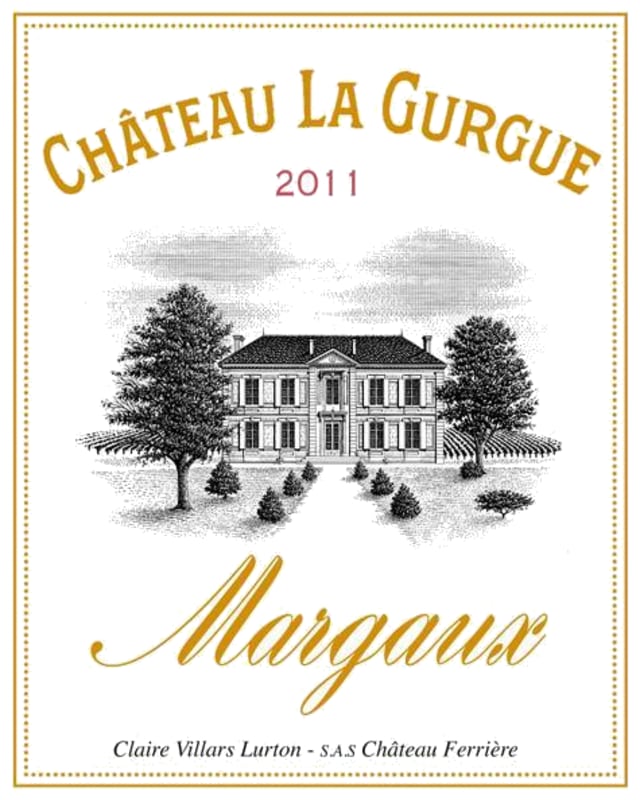 Chateau La Gurgue 2011 Front Label