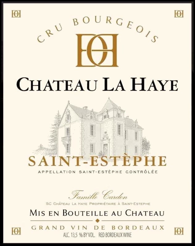 Chateau La Haye Saint-Estephe 2011 Front Label