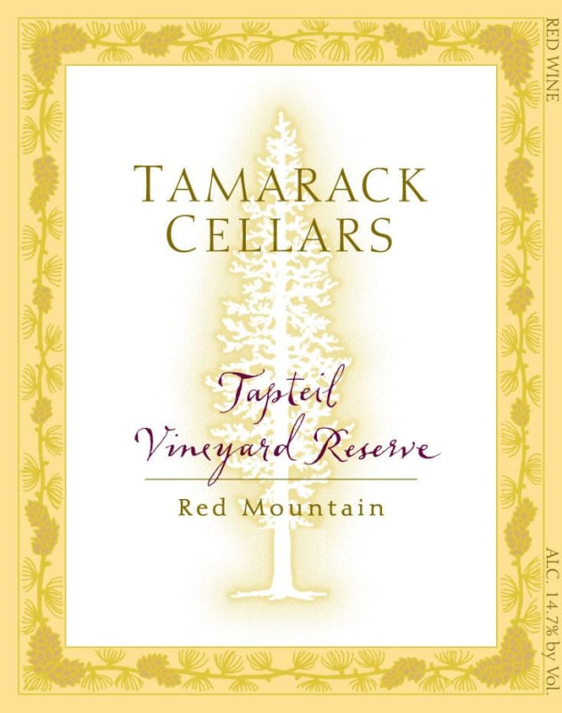 Tamarack Cellars Tapteil Vineyard Reserve 2010 Front Label