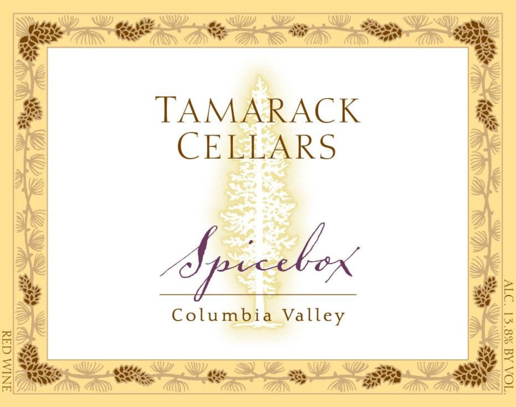 Tamarack Cellars Spicebox 2013 Front Label