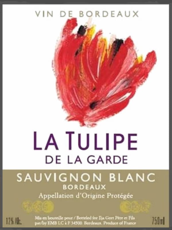 Chateau la Tulipe Sauvignon Blanc 2015 Front Label