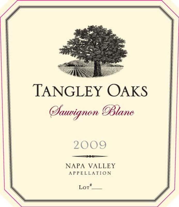 Tangley Oaks Sauvignon Blanc 2009 Front Label