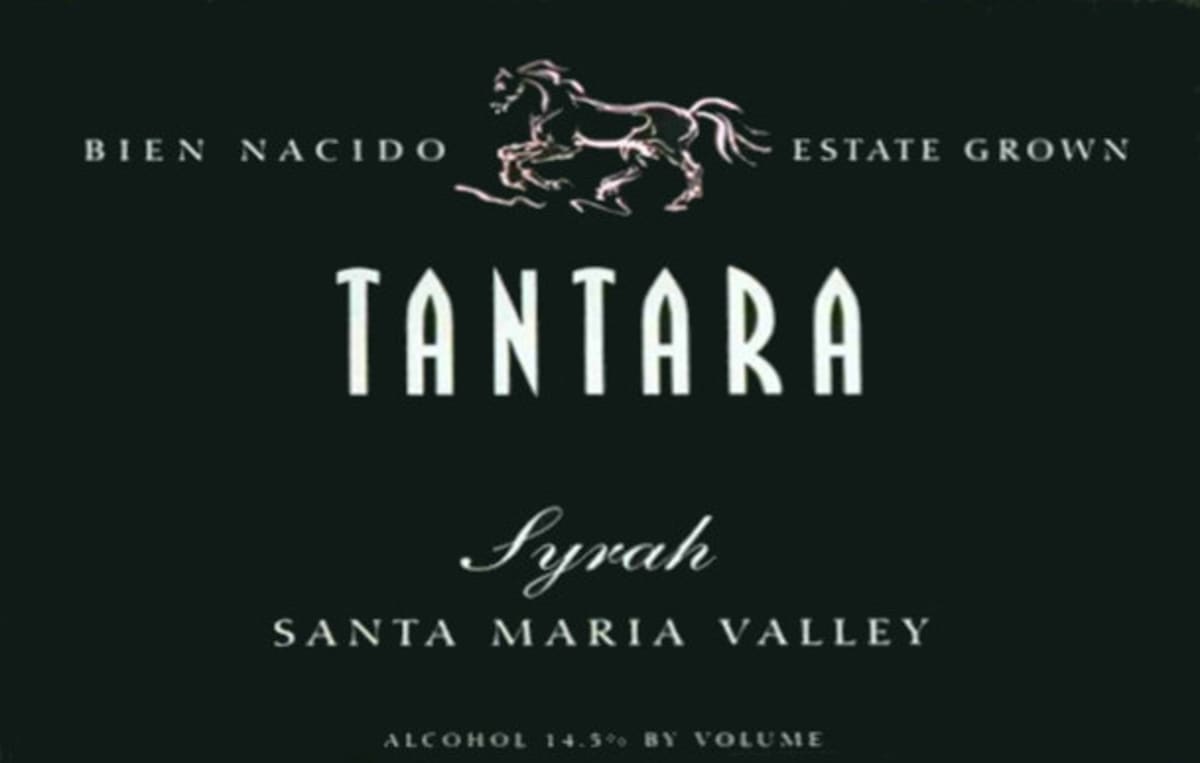 Tantara Bien Nacido Vineyard Syrah 2007 Front Label