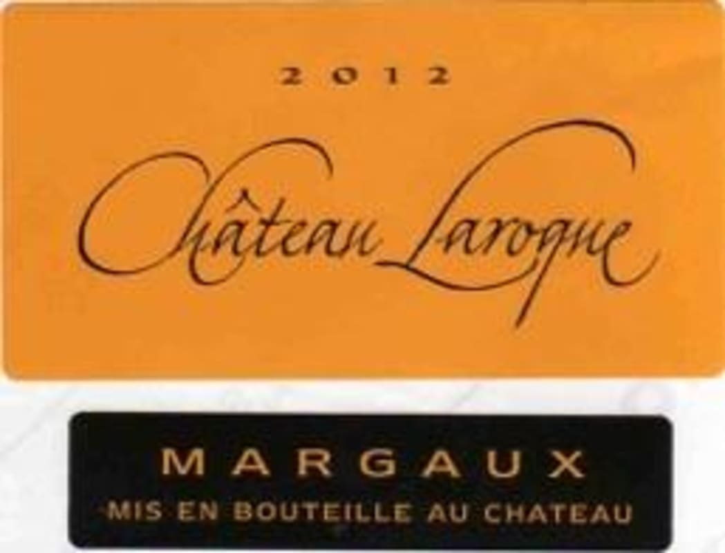 Chateau Laroque Margaux 2012 Front Label