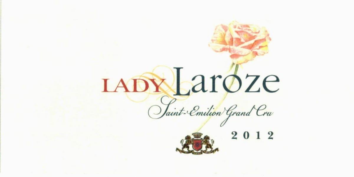 Chateau Laroze Lady Laroze 2012 Front Label