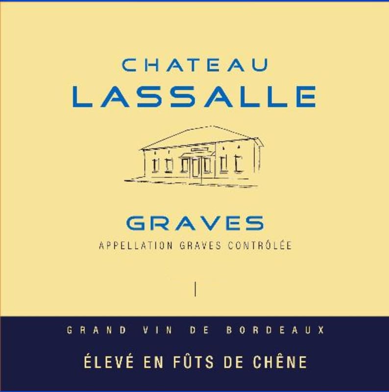 Chateau Lassalle Blanc 2014 Front Label