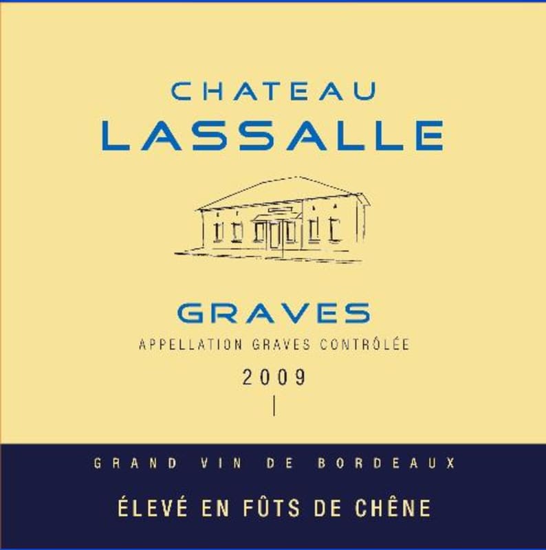 Chateau Lassalle Blanc 2009 Front Label