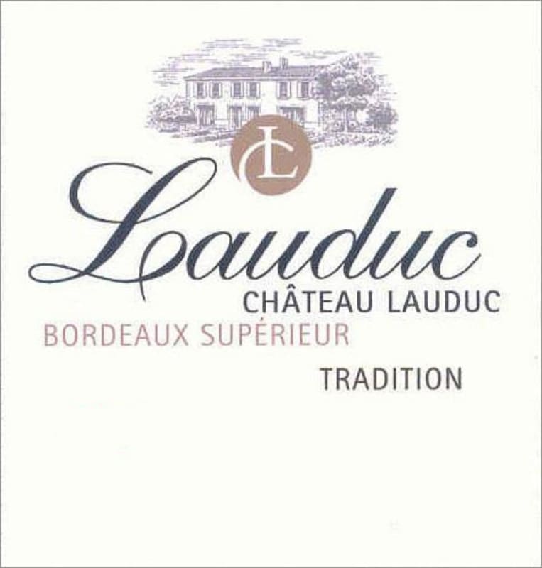 Chateau Lauduc Bordeaux Tradition Superieur 2010 Front Label
