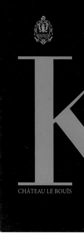 Chateau le Bouis Corbieres Cuvee K 2005 Front Label