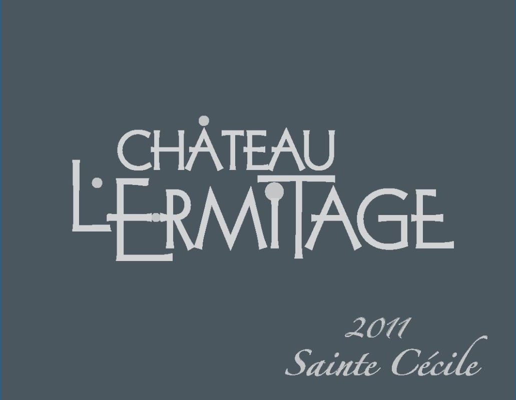 Chateau L'Ermitage Sainte Cecile Blanc 2011 Front Label