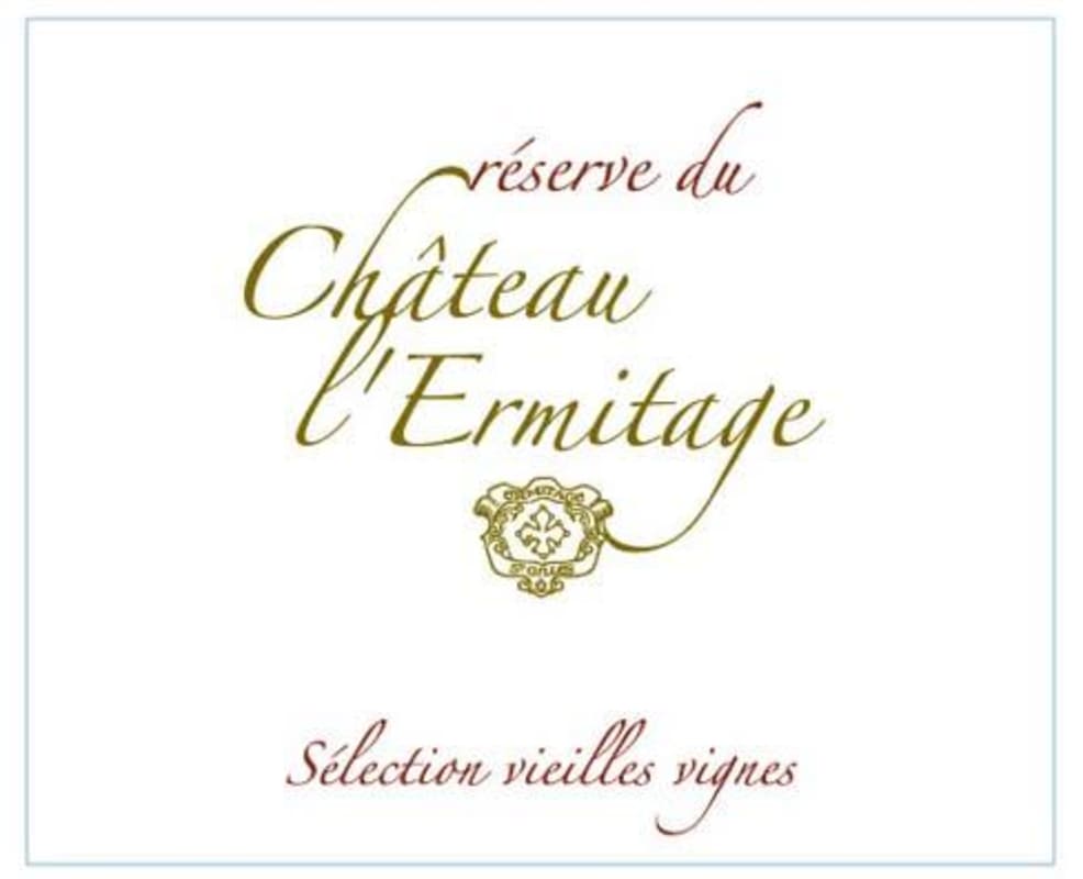 Chateau L'Ermitage Costieres de Nimes Reserve du Selection Vieilles Vignes 2011 Front Label