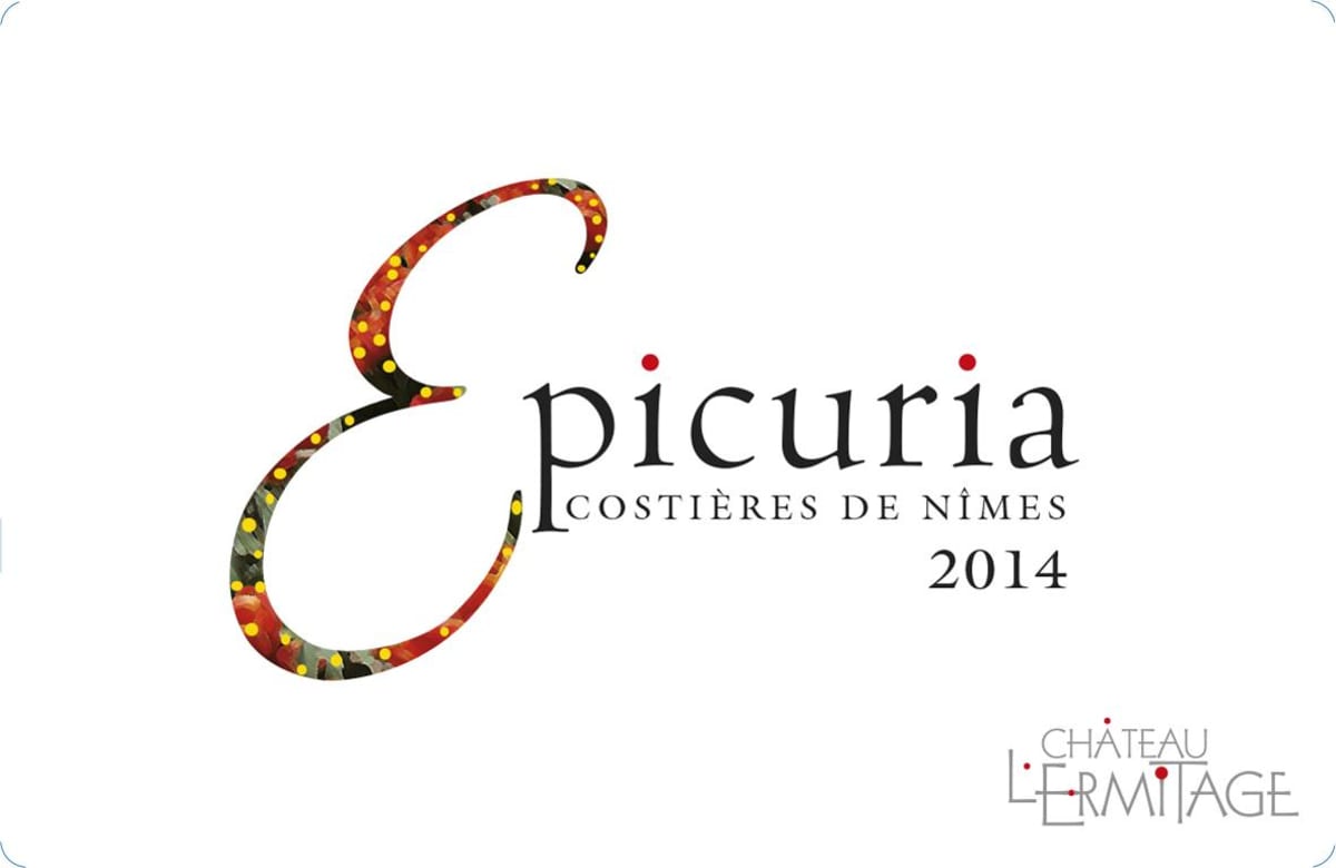 Chateau L'Ermitage Costieres de Nimes Epicuria 2014 Front Label