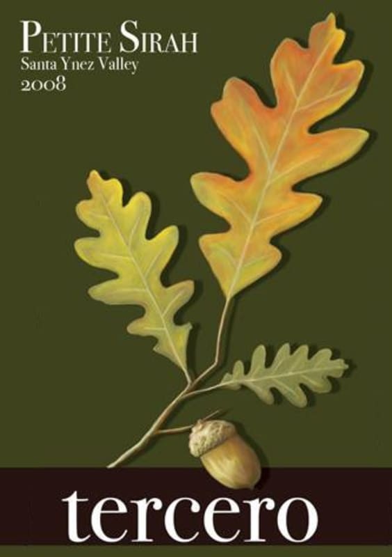 Tercero Petite Sirah 2008 Front Label