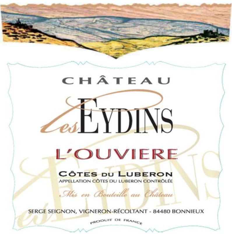 Chateau Les Eydins Luberon l'Ouviere Blanc 2011 Front Label
