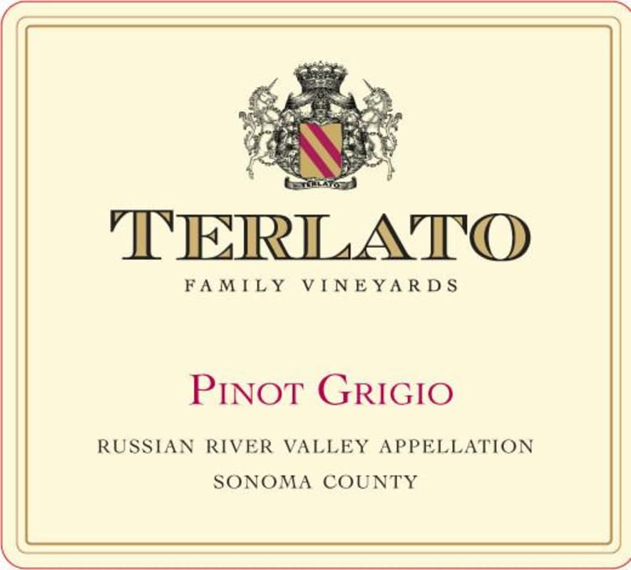 Terlato Family Vineyards Pinot Gris 2013 Front Label