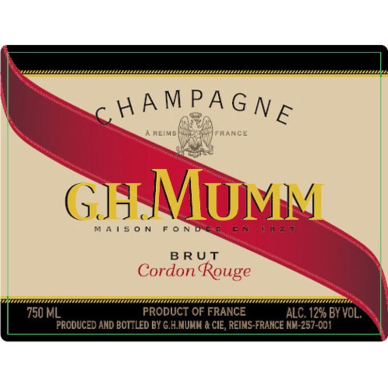 G.H. Mumm Brut Cordon Rouge (1.5 Liter Magnum) Front Label
