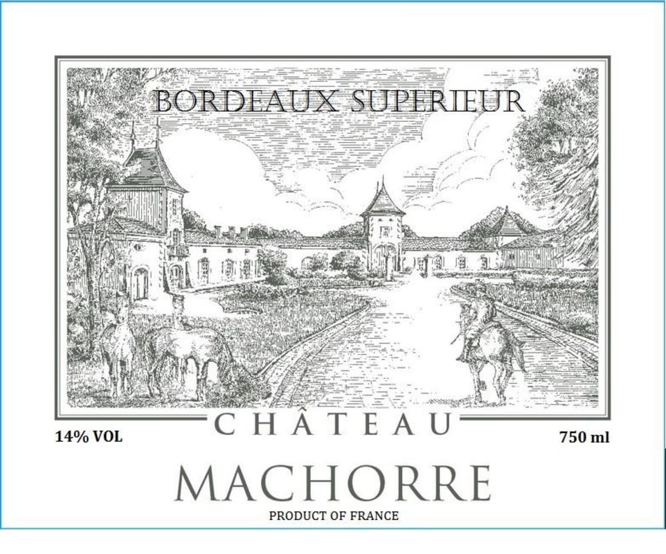 Chateau Macchore Bordeaux Superieur 2008 Front Label