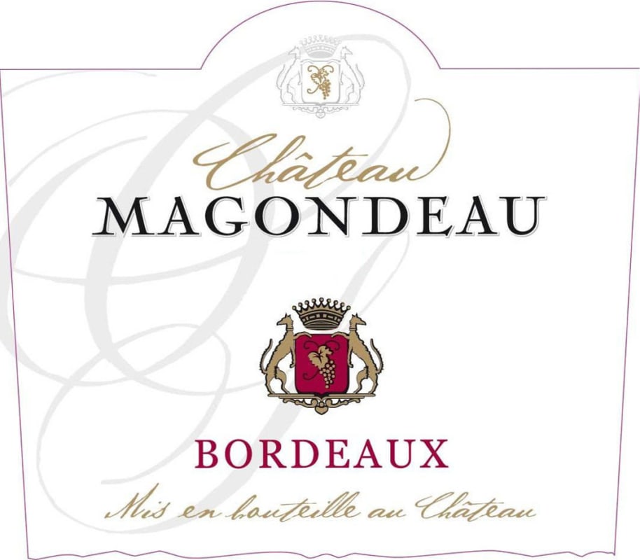 Chateau Magondeau Bordeaux 2015 Front Label