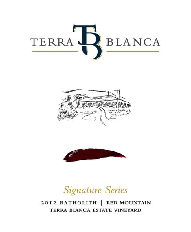 Terra Blanca Signature Series Batholith 2012 Front Label