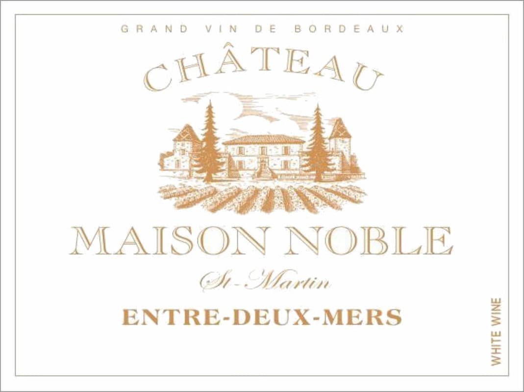 Chateau Maison Noble Saint Martin Saint Martin Blanc 2015 Front Label