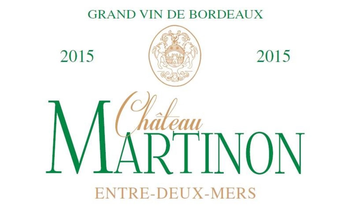 Chateau Martinon Entre-deux-Mers 2015 Front Label
