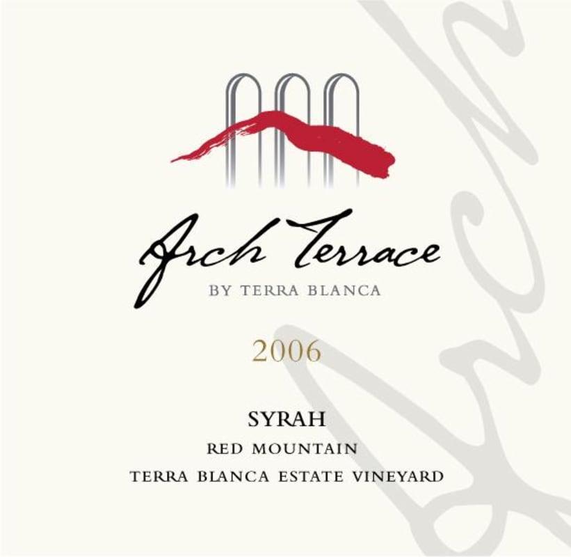 Terra Blanca Arch Terrace Syrah 2006 Front Label