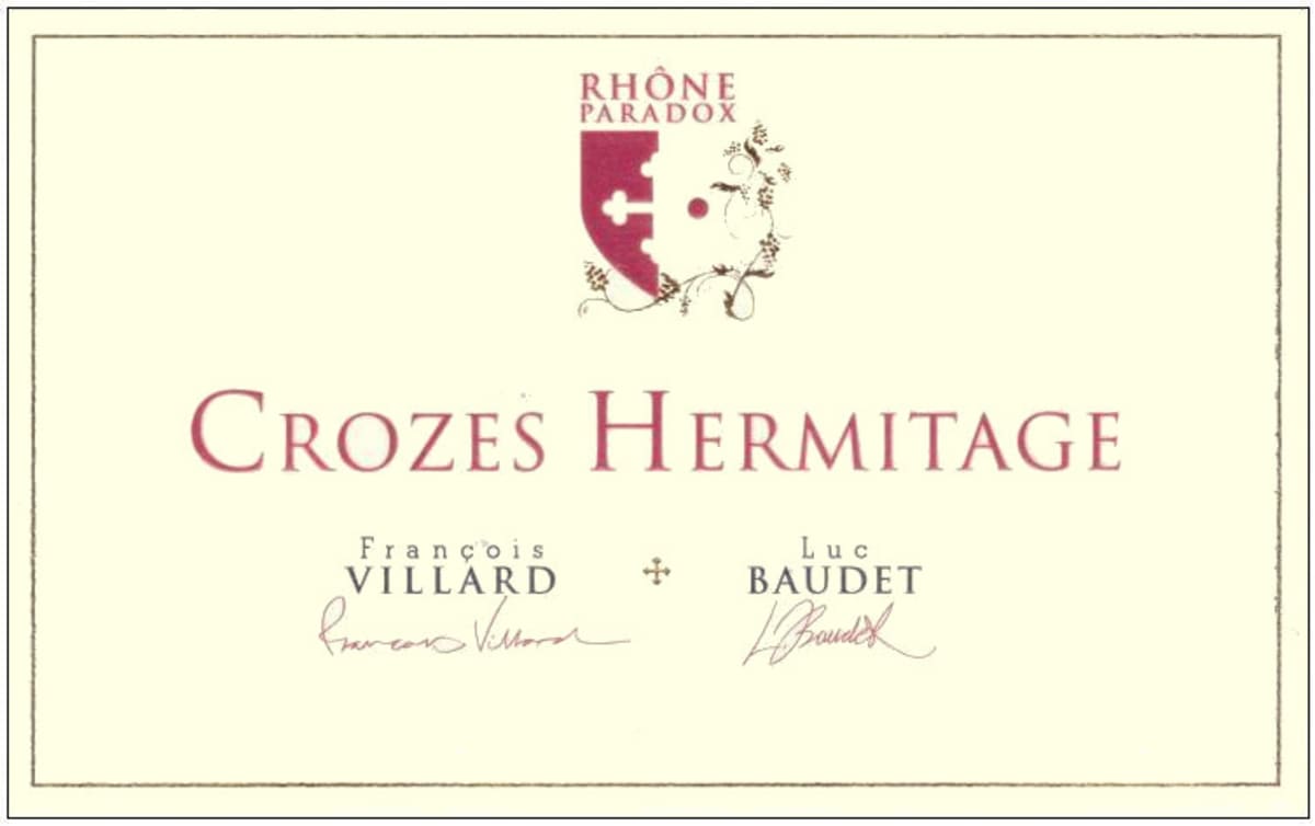 Chateau Mas Neuf Crozes Hermitage Rhone Paradox 2012 Front Label