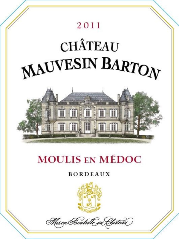 Chateau Mauvesin Barton 2011 Front Label