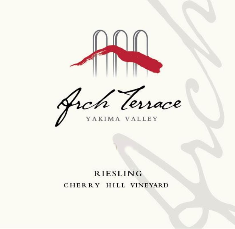 Terra Blanca Arch Terrace 'Cherry Hill Vineyard' Riesling 2015 Front Label