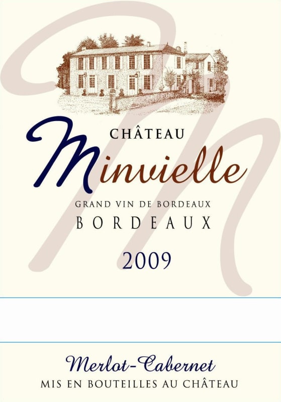 Chateau Minvielle 2009 Front Label