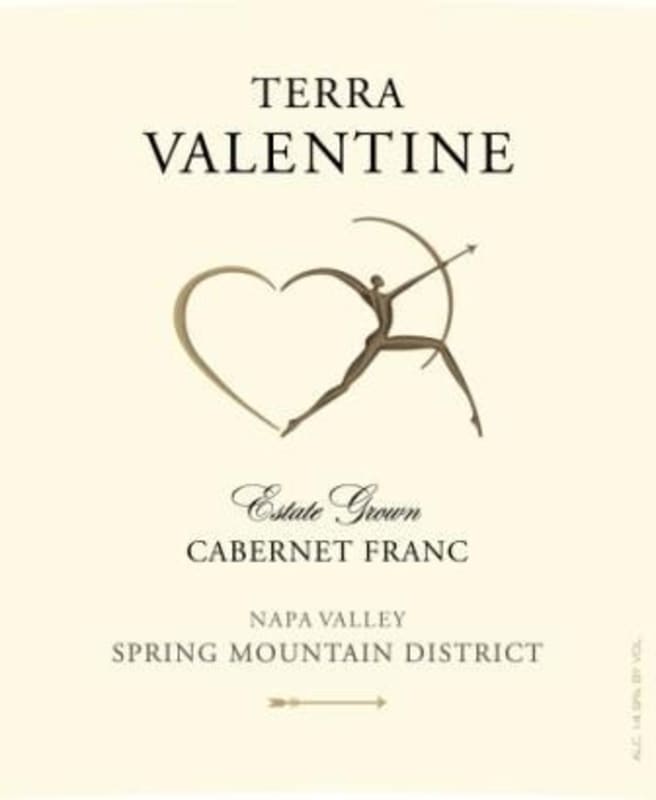Terra Valentine Estate Cabernet Franc 2010 Front Label