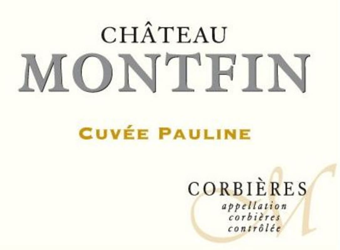 Chateau Montfin Corbieres Cuvee Pauline 2014 Front Label