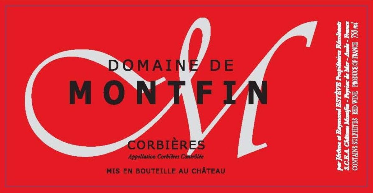 Chateau Montfin Corbieres Domaine de Montfin Rouge 2011 Front Label