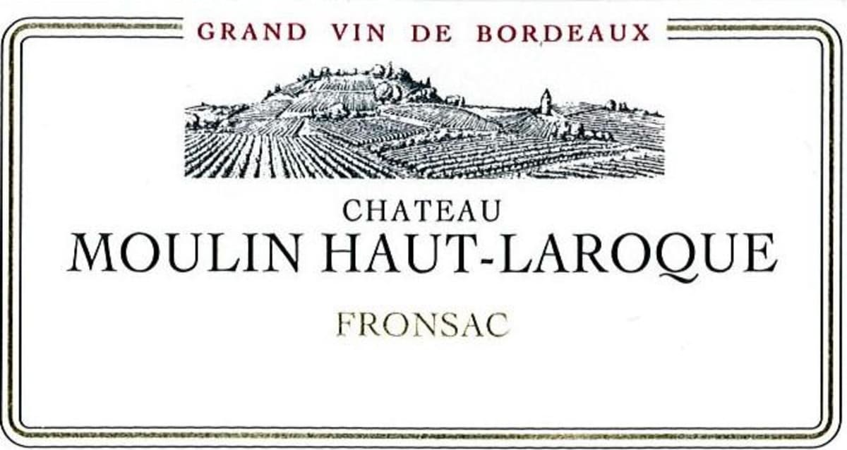 Chateau Moulin Haut Laroque Fronsac 2012 Front Label