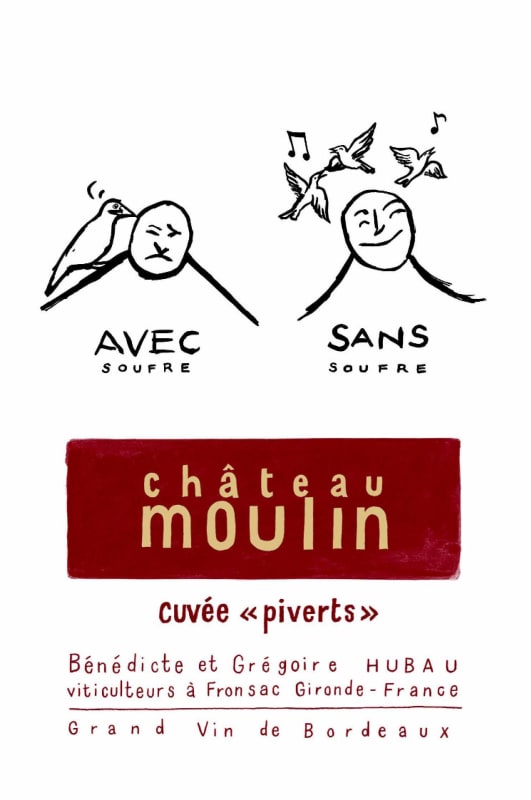 Chateau Moulin Pey-Labrie Cuvee Piverts 2011 Front Label
