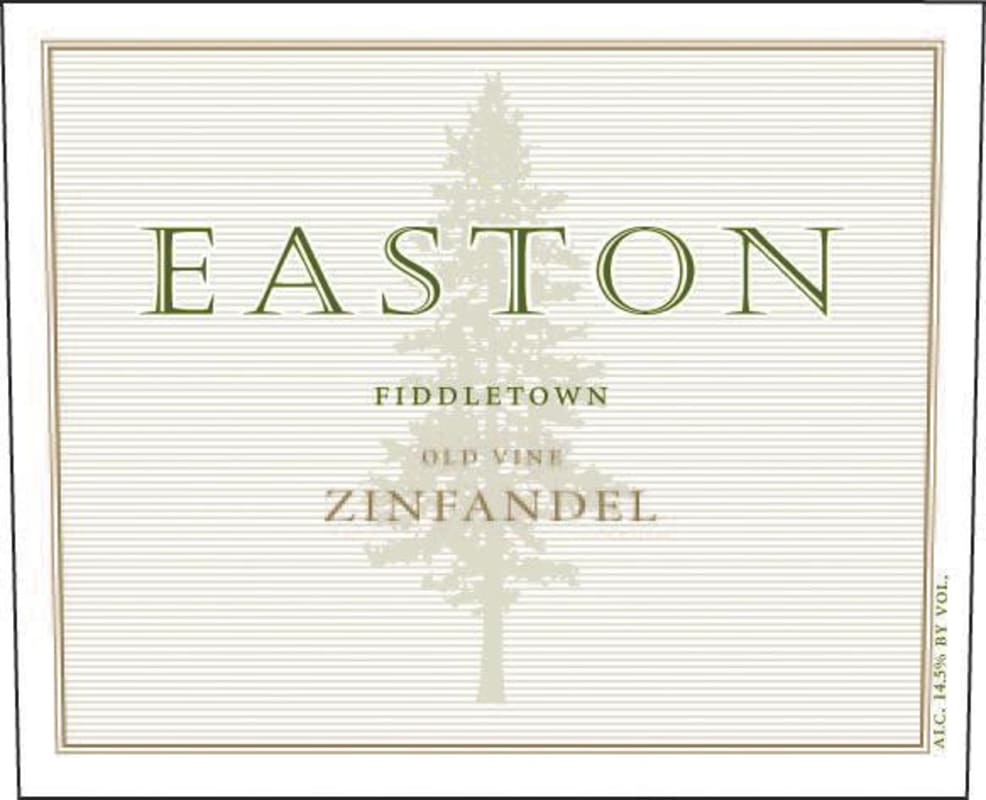 Easton Old Vine Zinfandel 2011 Front Label