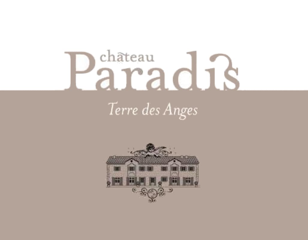 Chateau Paradis Coteaux d'Aix-en-Provence Terre des Anges Rouge 2007 Front Label