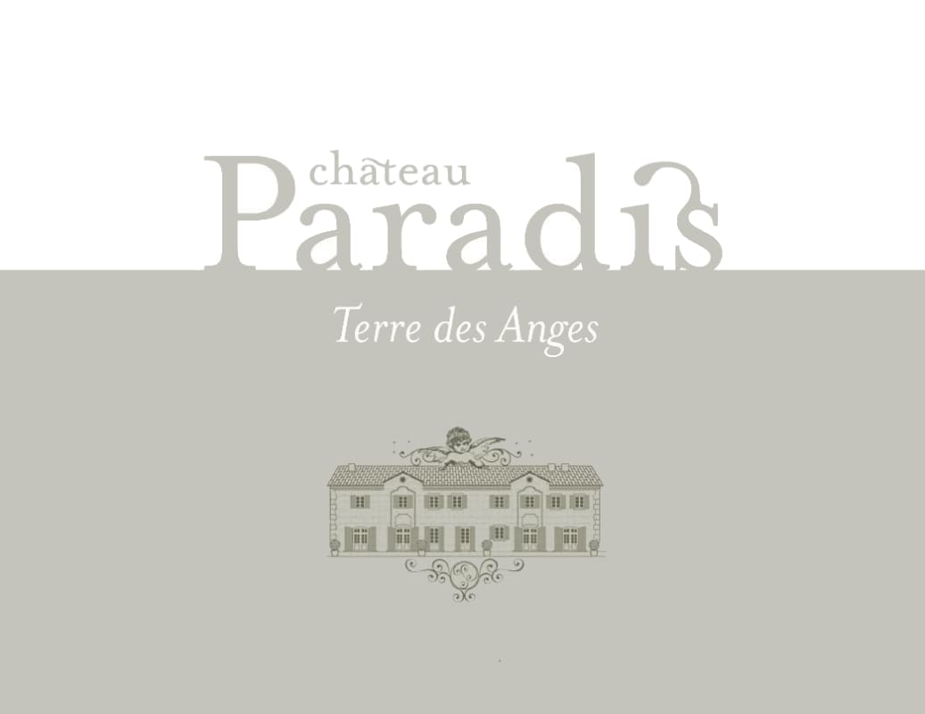 Chateau Paradis Coteaux d'Aix-en-Provence Terre des Anges Blanc 2012 Front Label