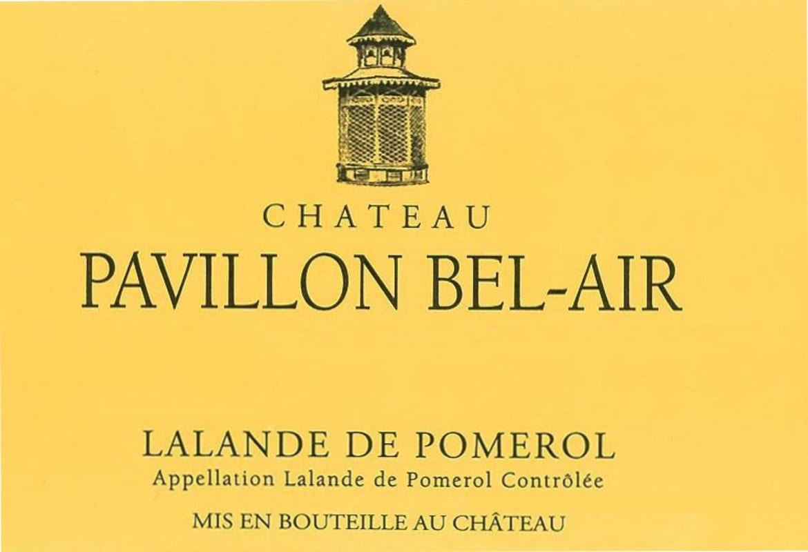 Chateau Pavillon Bel-Air Lalande de Pomerol 2005 Front Label