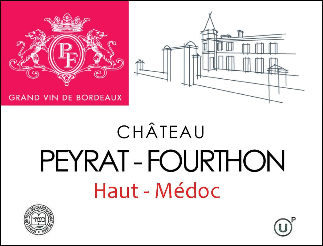 Chateau Peyrat-Fourthon Haut-Medoc 2008 Front Label