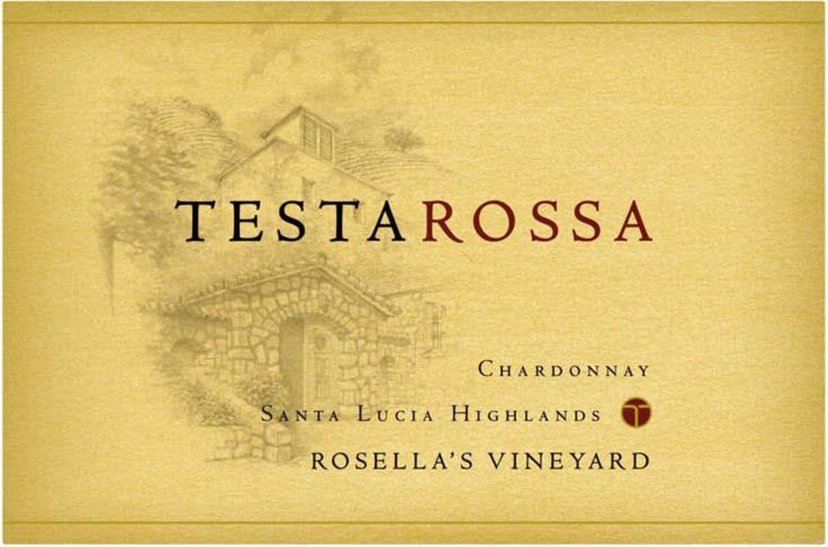 Testarossa Rosella's Vineyard Chardonnay 2012 Front Label