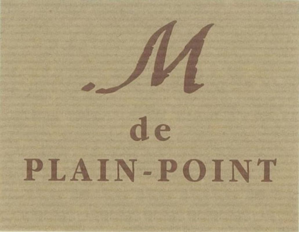 Chateau Plain Point Fronsac M de Plain-Point 2007 Front Label