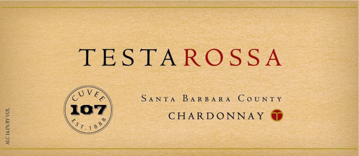 Testarossa Cuvee 107 Chardonnay 2013 Front Label