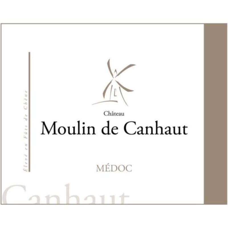 Chateau Poitevin Medoc Chateau Moulin de Canhaut 2013 Front Label