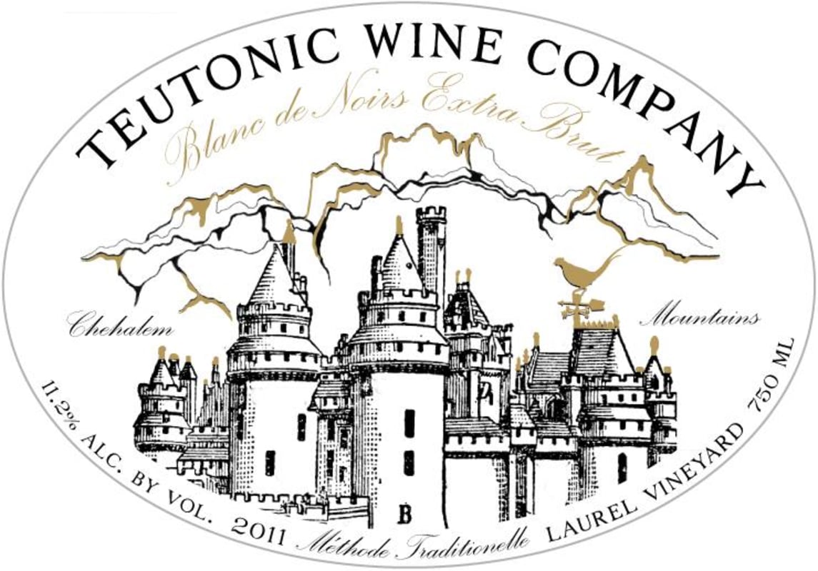 Teutonic Laurel Vineyard Blanc de Noirs Extra Brut 2011 Front Label