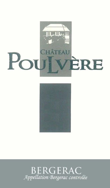 Chateau Poulvere Bergerac Blanc 2013 Front Label