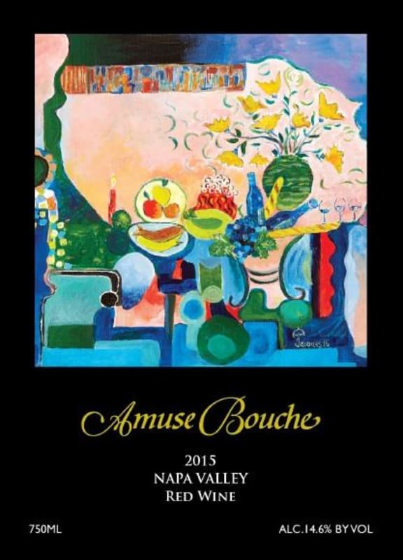 Amuse Bouche Proprietary Red 2015 Front Label