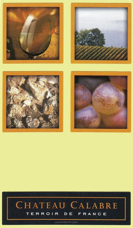 Chateau Puy Servain Chateau Calabre Rouge 2009 Front Label