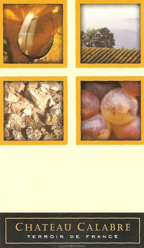 Chateau Puy Servain Chateau Calabre Rose 2007 Front Label